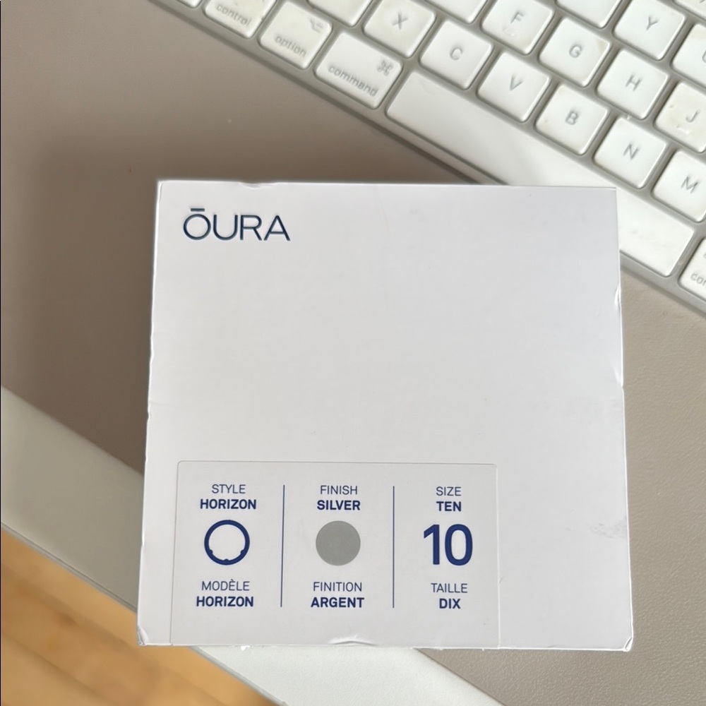 Oura Horizon Silver Ring - Size 10